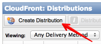 "Create a Cloudfront distribution endpoint"