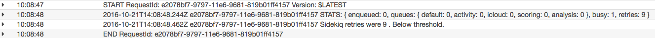 "AWS Cloudwatch log"